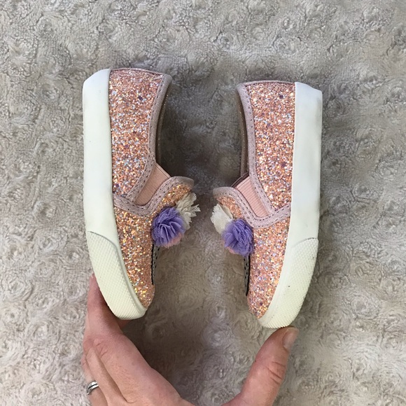 Cat & Jack Shoes Cat Jack Ice Cream Cone Slip On Shoes Glitter